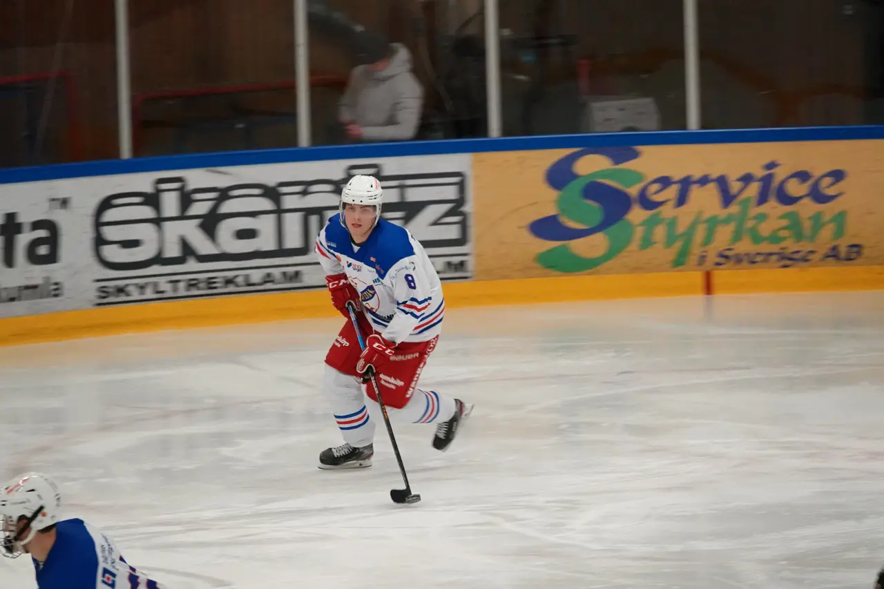 Avestas Filip Ström menar alla måste höja sig efter insatsen mot Smedjebacken. Arkivfoto: Jenny Meerits
