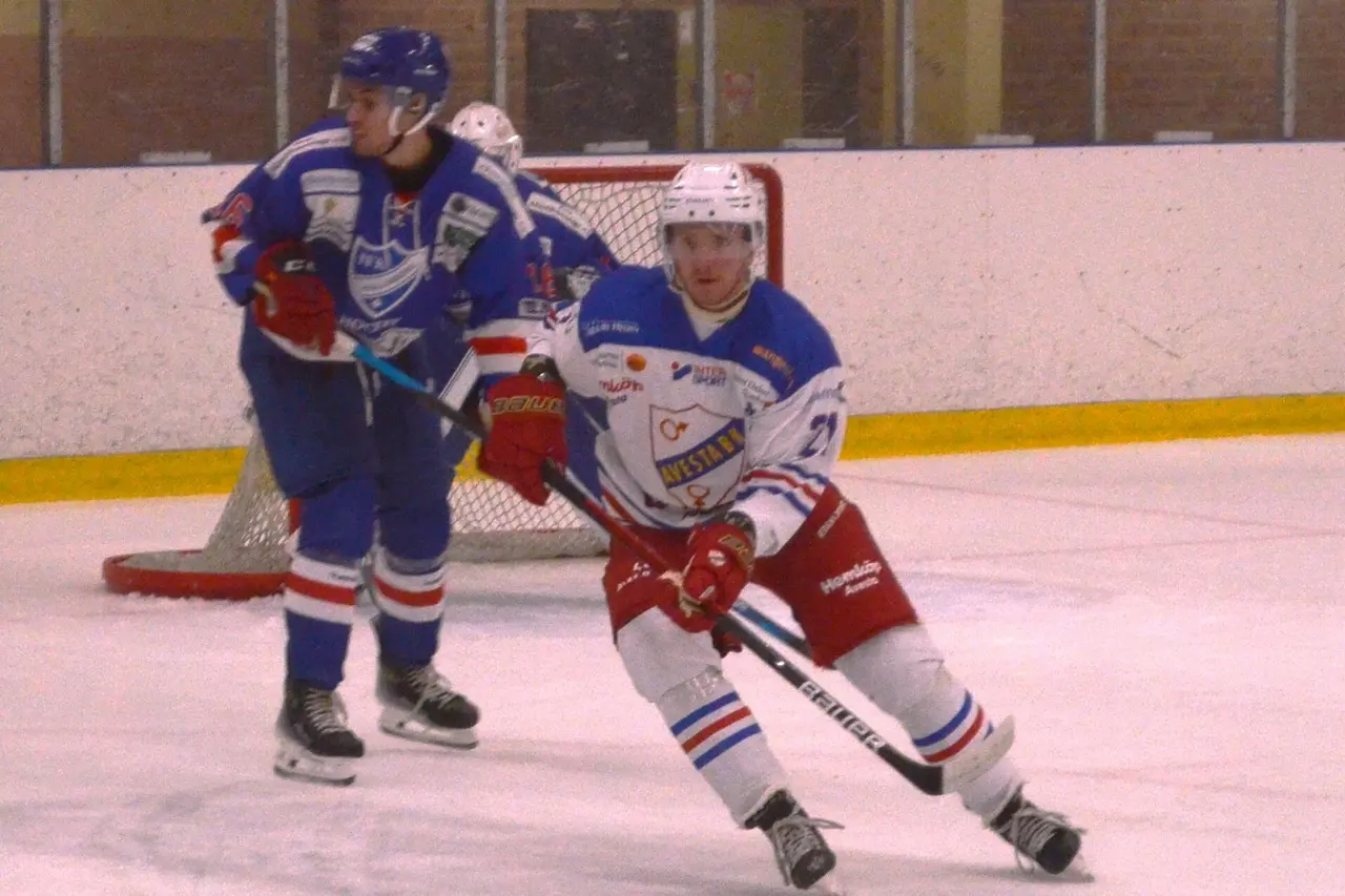 Rutinerade ABK forwarden Niclas Hero känner en optimism inför derbyt på FAIK. Foto: Per Lindgren.