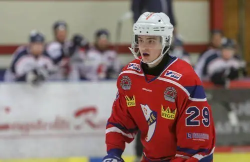 Skogsbo SK och Avesta BK fostrade Nils Åman, har gjort sin första match i SHL. ARKIVFOTO: Lena Hallström.