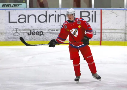 Alex Ahlbäck gjorde en lovande A-lags debut. FOTO: Lena Hallström