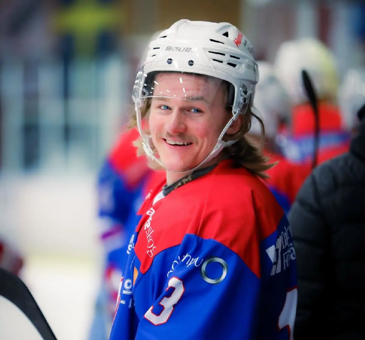 Förhoppningsvis får vi se Viggo Meerits glad också efter fredagens tillställning mot Gävle GIK. Foto: Sebastian Olander.
