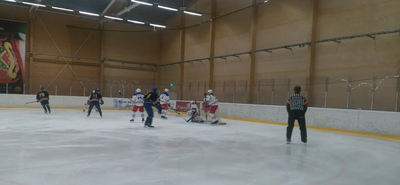 Häradsbygden och Avesta bjöd stundtals på bra hockey. Foto: Per Lindgren.