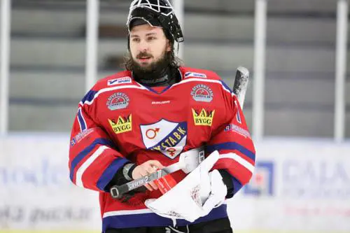 Avestamålvakten Hampus Nordgren stod för en strålande insats i onsdagens segermatch mot Ludvika. ARKIVFOTO: Lena Hallström.