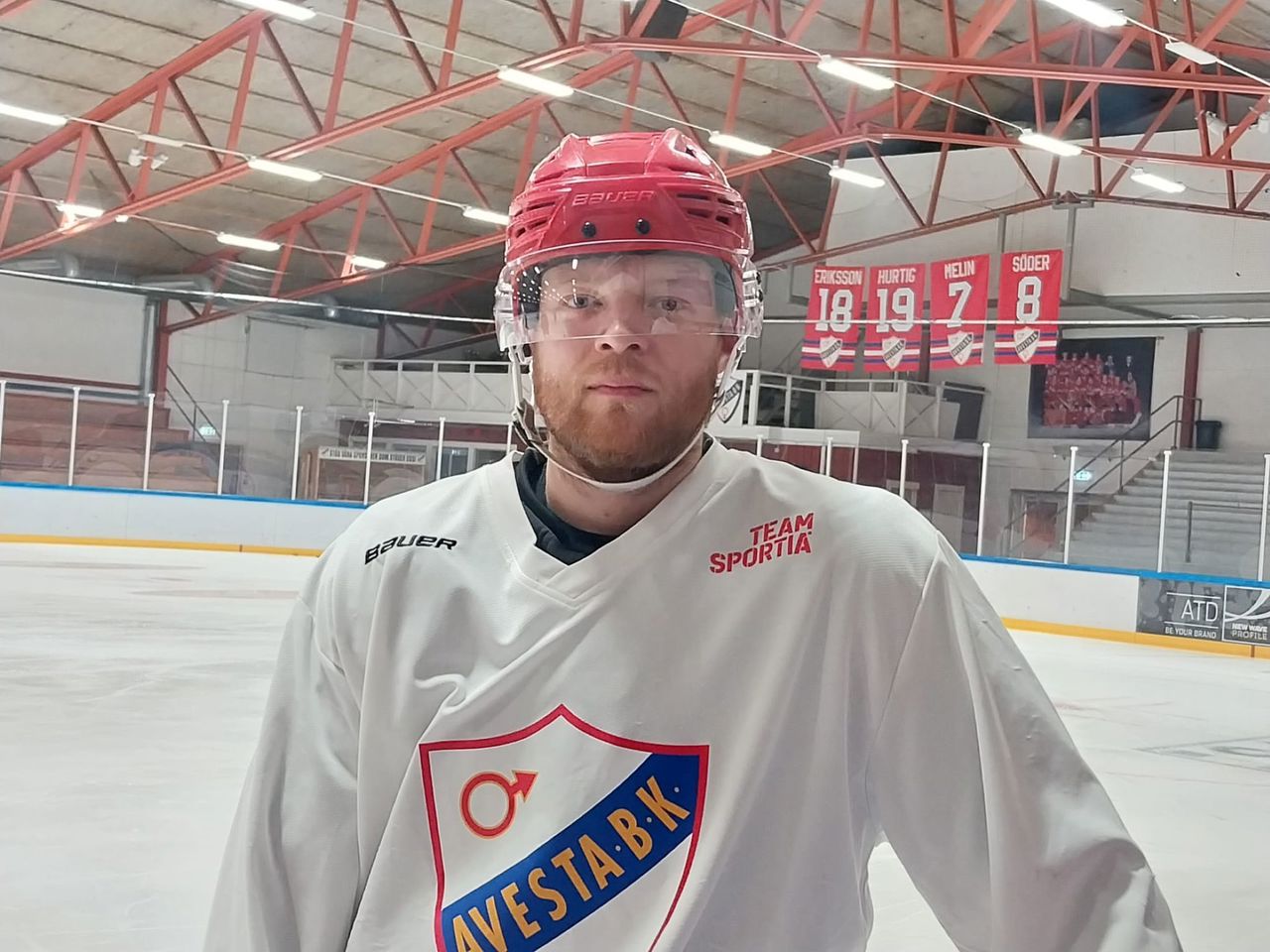 Jesper Gustafsson bidrar med rutin till det ungdomliga Avesta BK. Foto Olov Lindgren