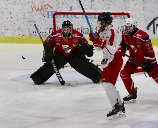 Christoffer Marcon spelade säsongen 2019-20 åtta matcher med J18-laget, och hade en räddningsprocent på 85.42. FOTO: My Gustafsson.