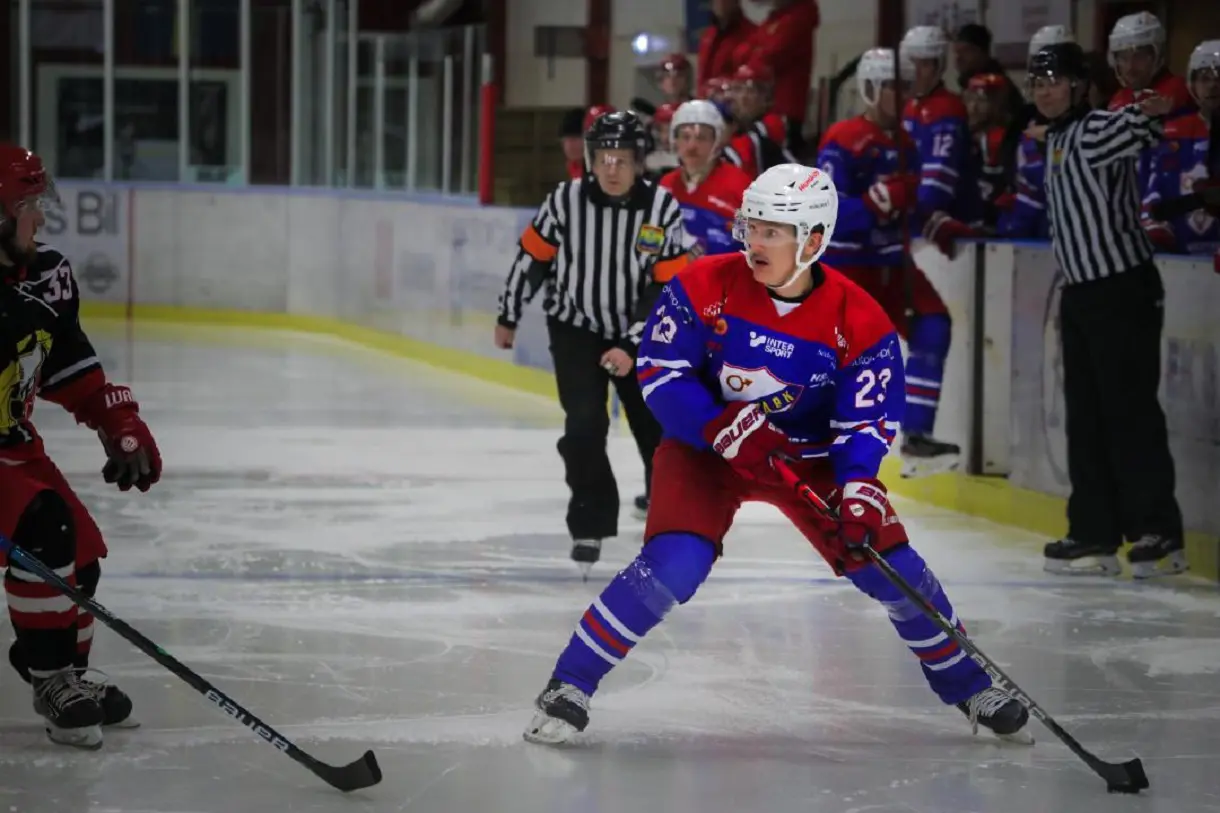 Philip Andersson stod för en gedigen match mot Hedemora. Foto: Sebastian Olander.