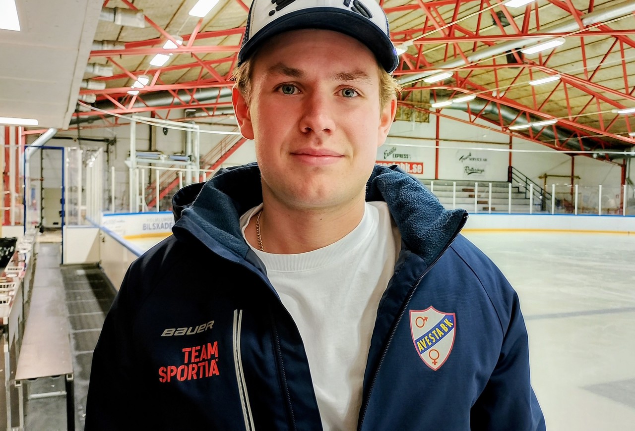 Lukas Lundberg har bara positivt att säga om den första tiden i Avesta BK.