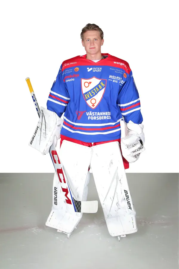 Målvakten Felix Vannfält tror på en jämn matchserie mot Orsa. Foto: Privat.