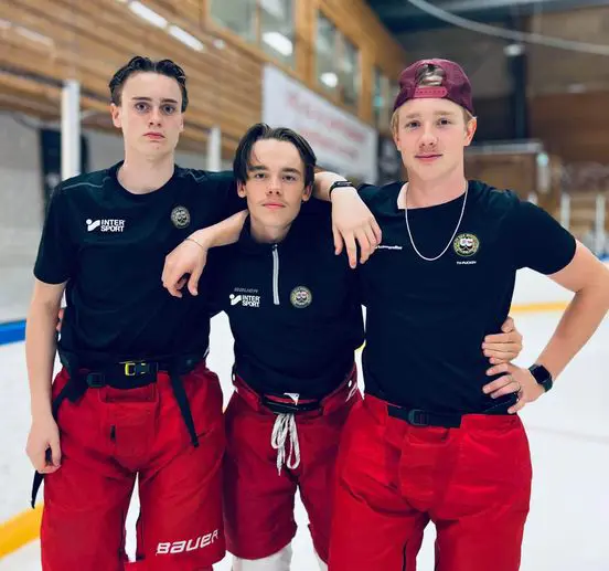 Leo Carlsson, Melvin Lotzner och Martin Grišmanovs.