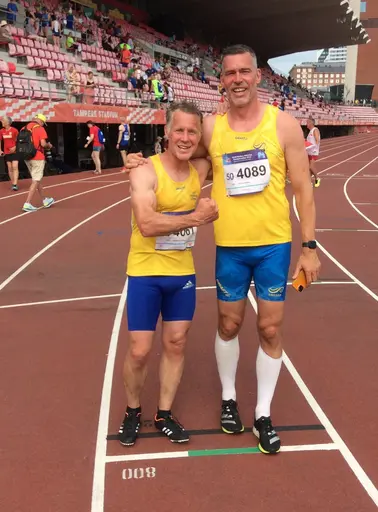 Christian Josefsson och Hunter Mabon i Mångkamp, Björn Bratt Stavhopp samt Jonas Asplund stavhoppscoach