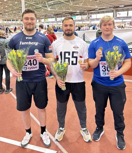 Hanna, Karl, Habtom och tränare Ingemar Z