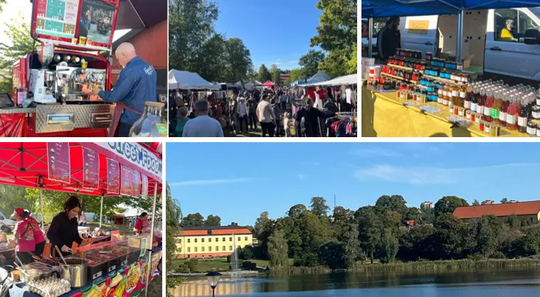 Mycket gott att köpa på Edsbacka Marknad.
