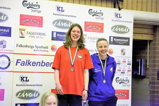 Agnes - stor stjärna i klubben med fina placeringar på nationella tävlingar 