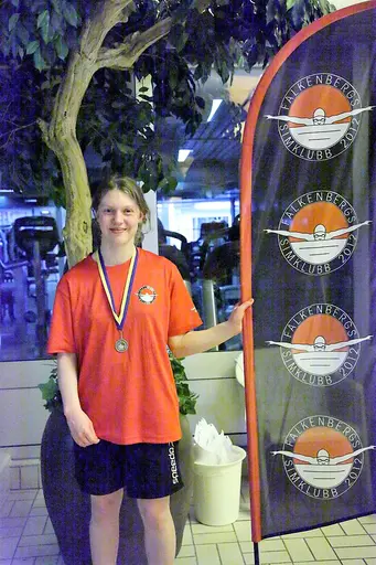 Agnes - stor stjärna i klubben med fina placeringar på nationella tävlingar 