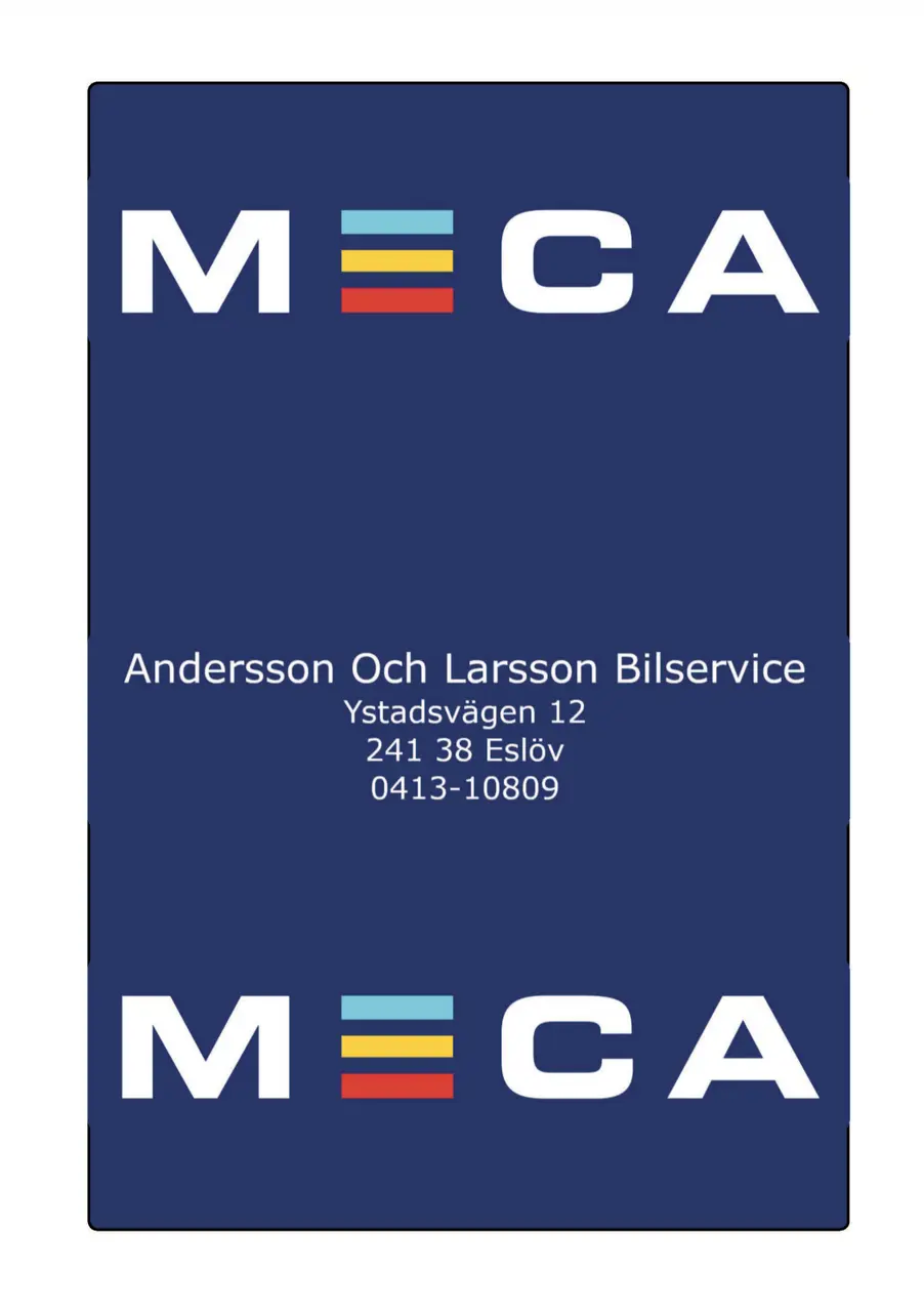 Anderssons o Larssons Bilservice i Eslöv