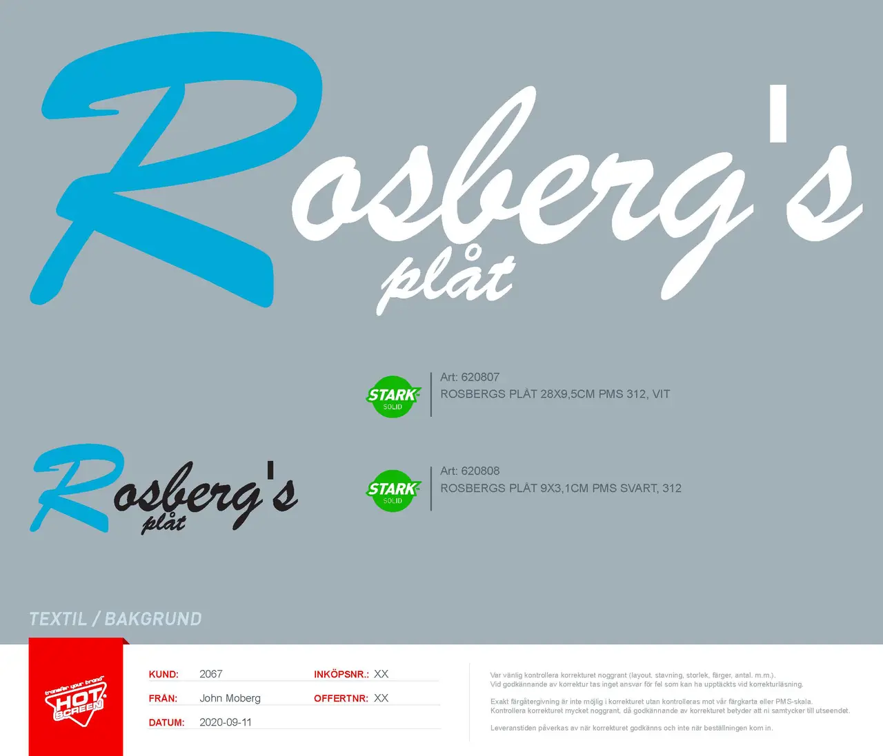 Rosbergs Plåt