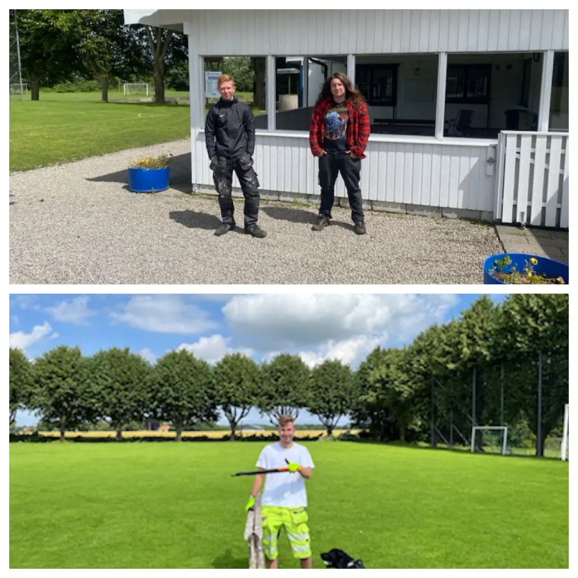 Övre bild Hampus och Erik nedre bild Oscar