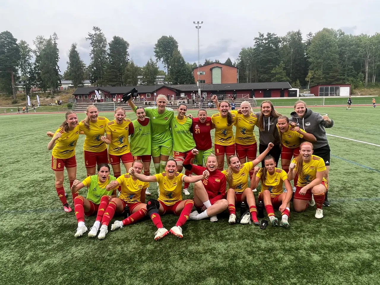 Glada vinnare över Värmdö!