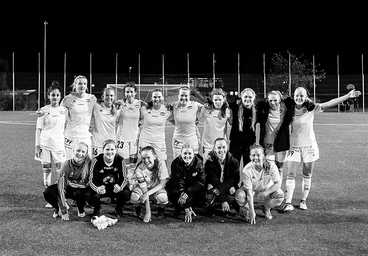 Seger i semifinalen mot Hässelby SK Foto: Linn Axelsson