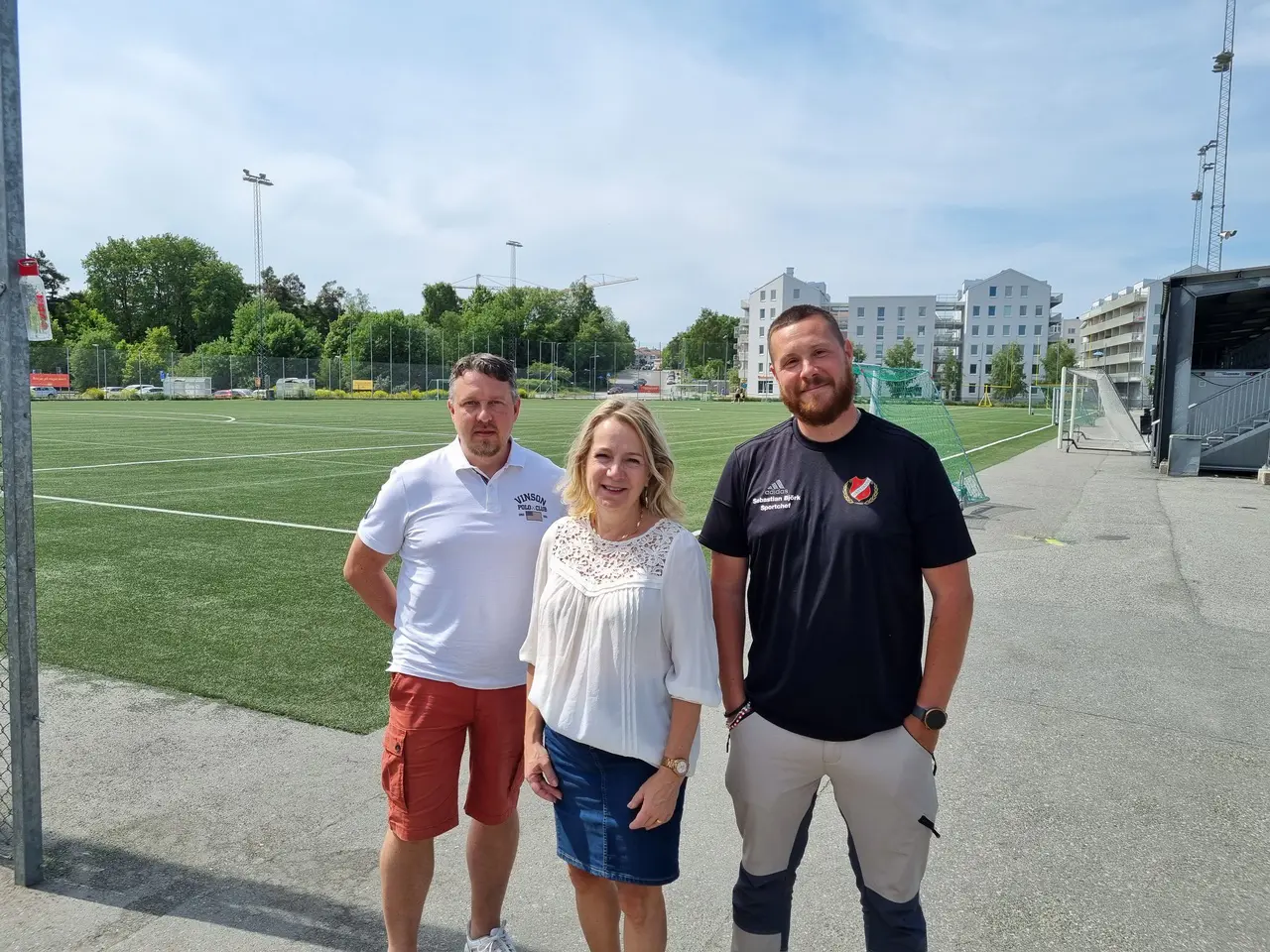 Andreas Lövdahl, Tyresö FF, Anita Mattsson och Sebastian Björk, Hanvikens SK