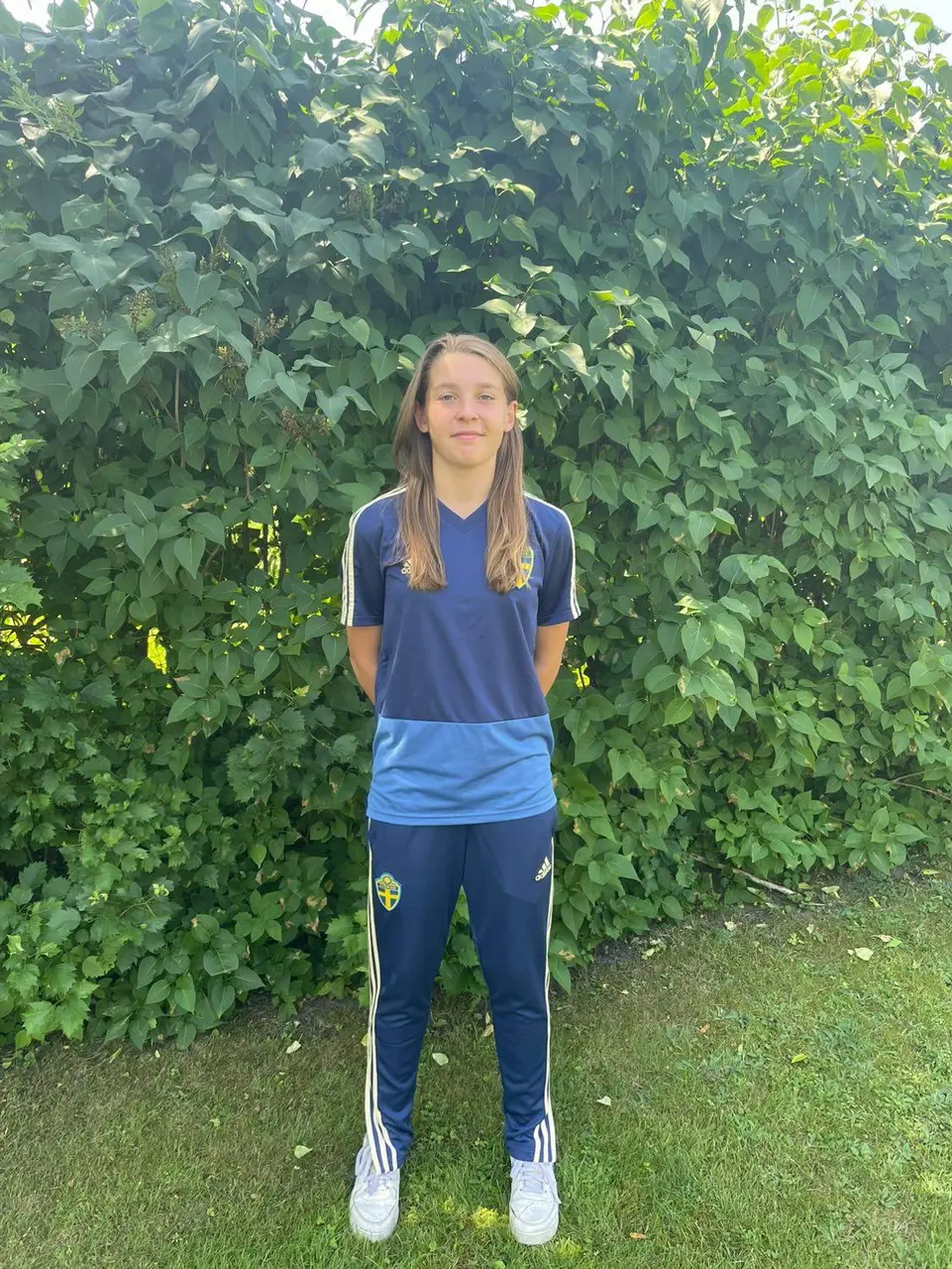 TFF-produkten Liv Borgman, nyss hemkommen från Svenska Fotbollsförbundets riksläger!