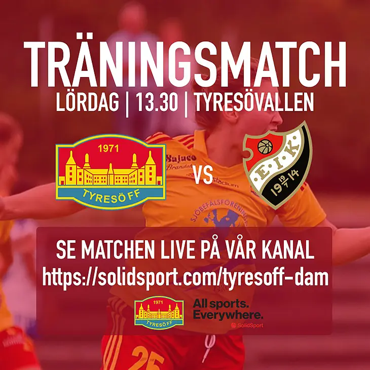 Nu går vi live på Tyresövallen