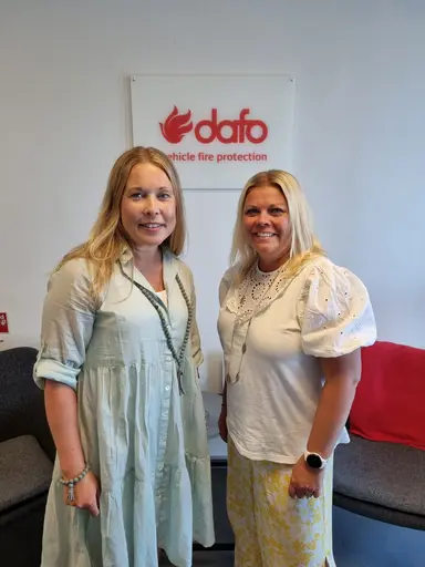 Åsa Westhammar, Marketing Coordinator och Josephine Skantze, CFO& HR director