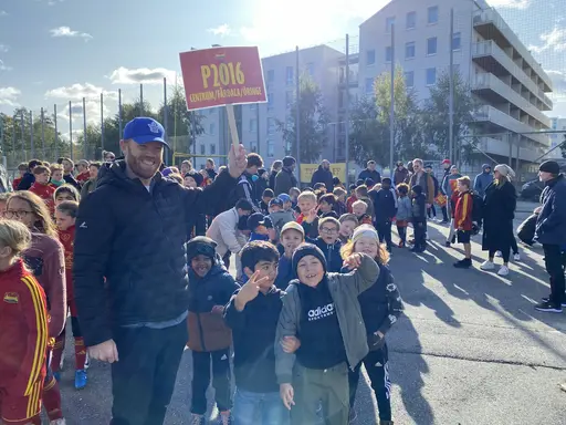 En solig men blåsig föreningsavslutning på Tyresövallen!