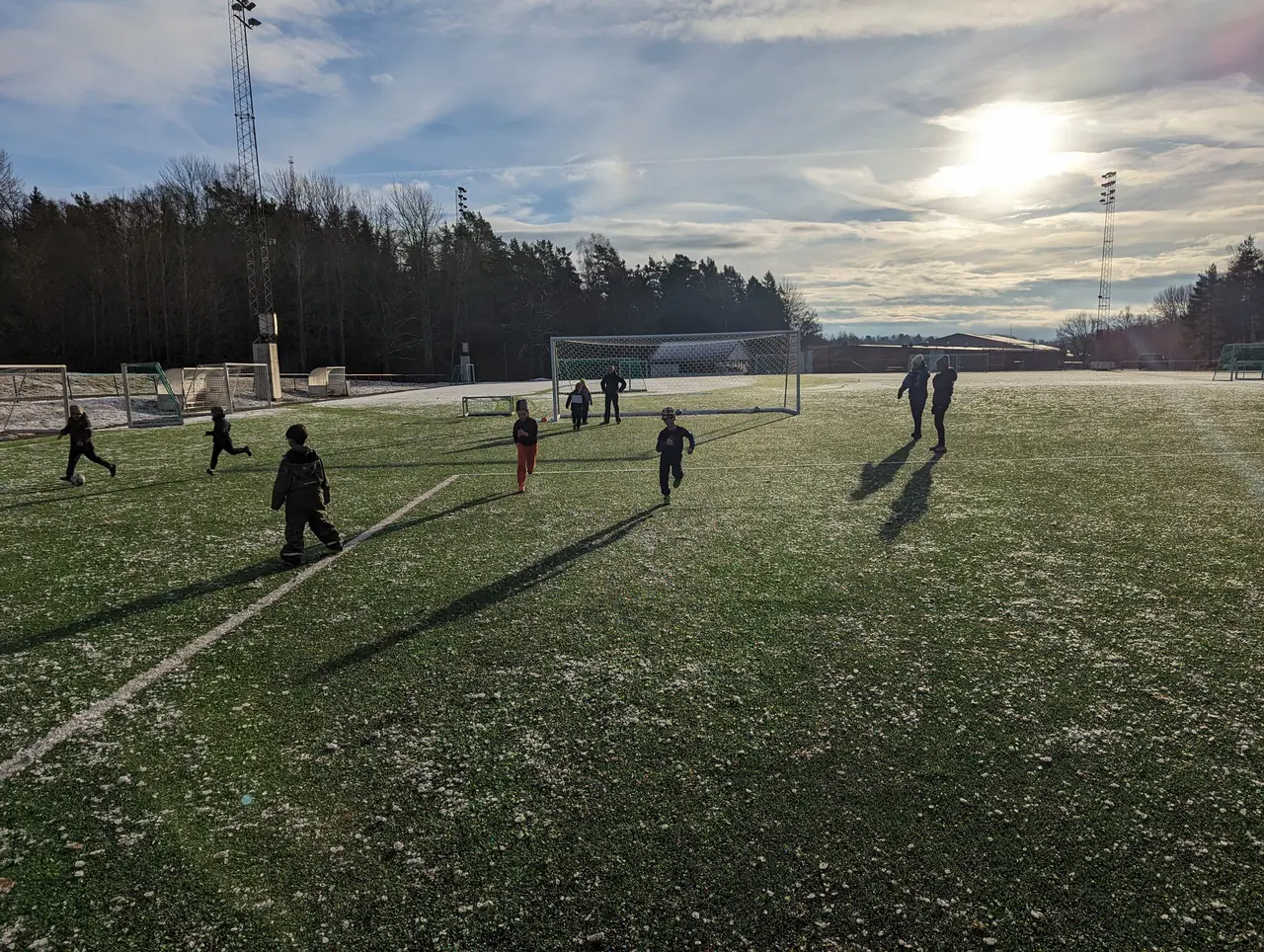 Från en av de sista träningarna förra året