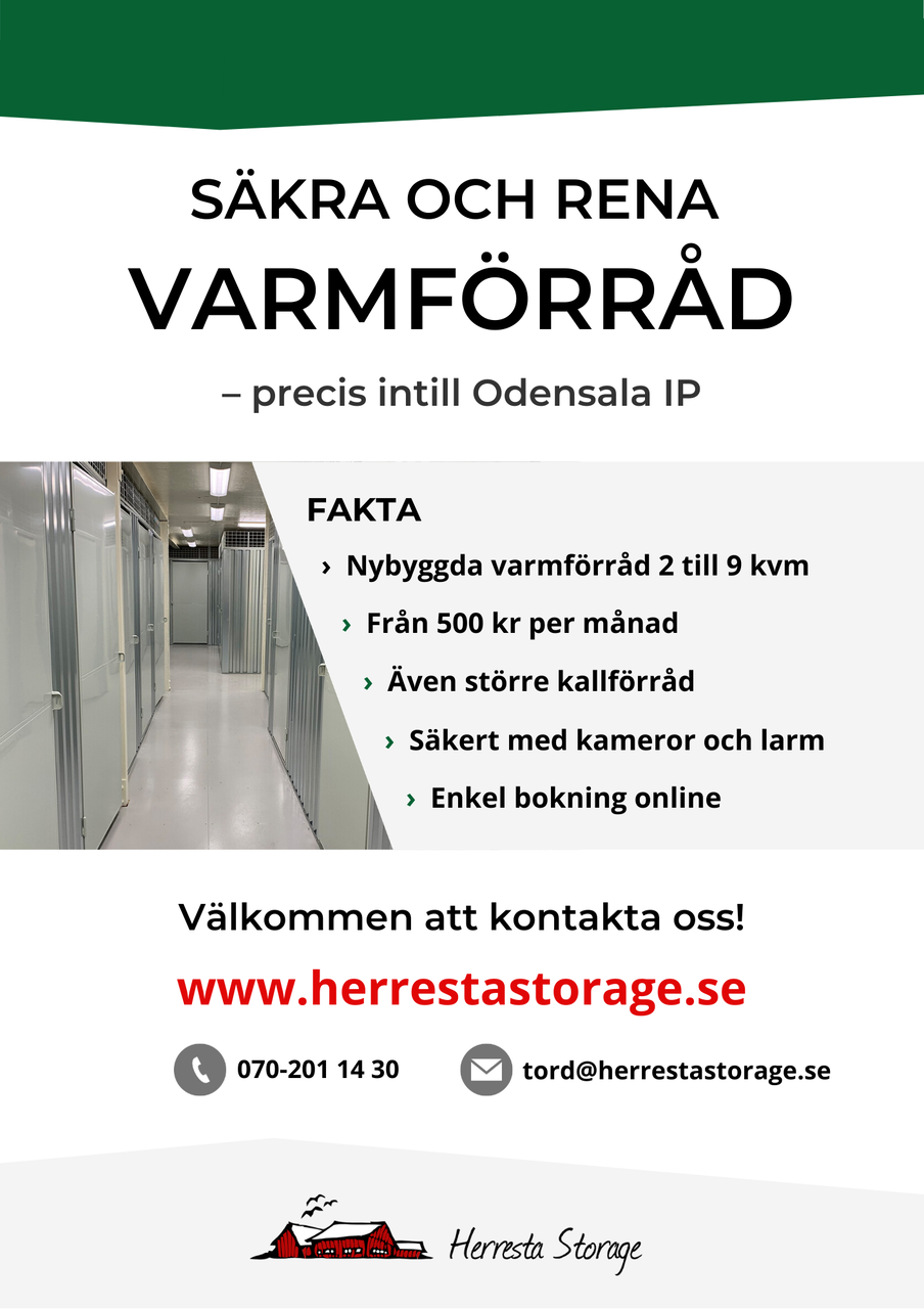Herresta Lada hyr ut varmförråd