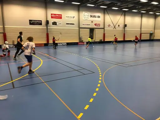 Anton Schöld, Lukas Lilja, Sebastian Evertsson och Emil Skillermo på plats för att stötta våra ungdomar i deras utveckling!