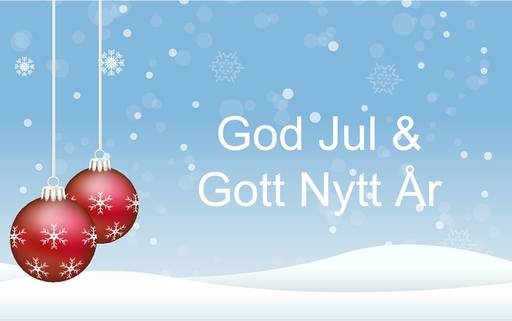 God Jul och Gott nytt år 2020!