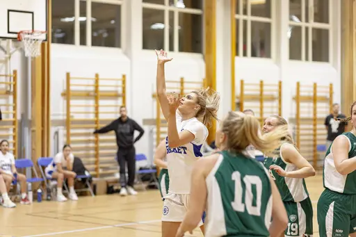 Damlaget invigde klubbens nya matchställ i en spännande match i Spångahallen
