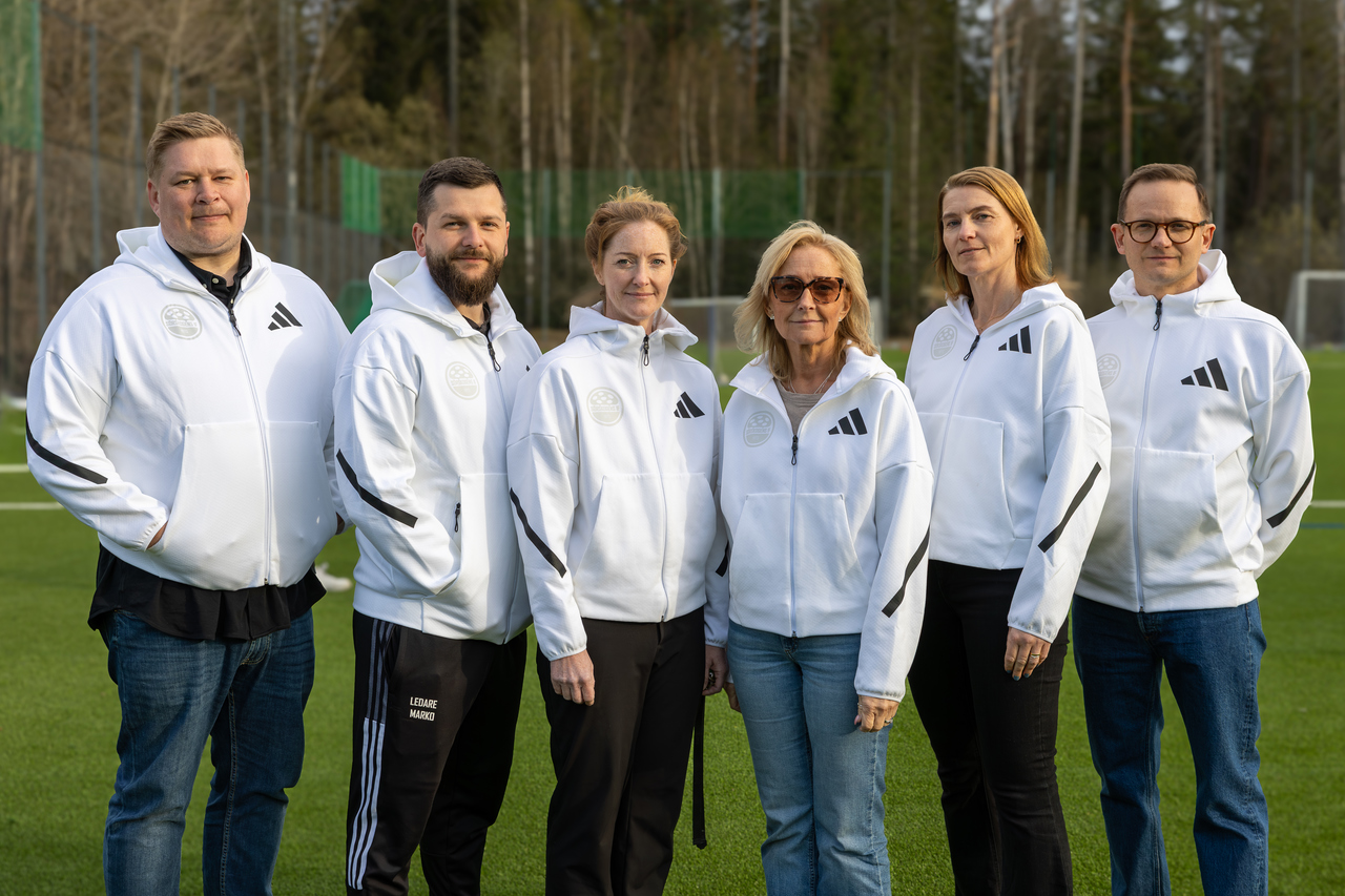 Sörskogens IF Styrelse 2026, Emil Törnqvist, Marko Petronijevic, Linda Nilsson, Karin Lundberg, Lena Stålö, Rasmus Thunberg. Amanda Törnstrand ej i bild.