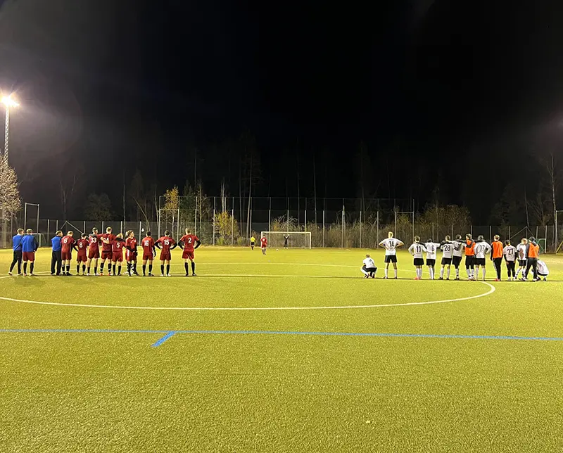 Straffsparksläggning mot Vega