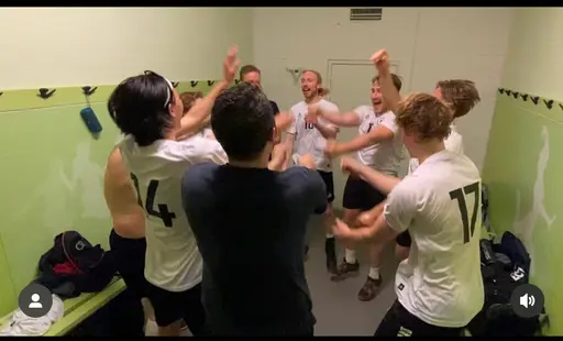 Segerdans efter vinsten.