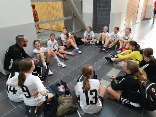 Överst: bilder från Tibblehallen och matcher i nivå 1. Nedre: bilder hemarrangemang i nivå 2 i Sjöstadshallen