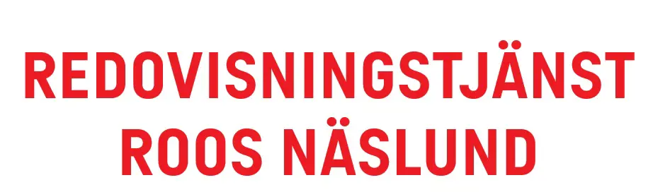 Redovisning Roos-Näsvall