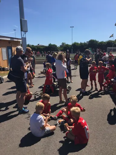 Bilder från Nike-dagen på Lomma IP den 6/6