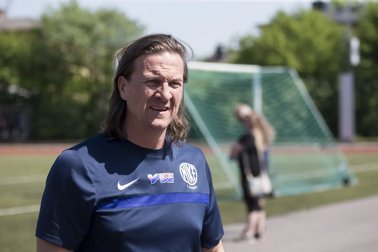 Nikes huvudtränare Per Harrysson: – Grabbarna svarade före en mycket fin insats, säsongens bästa.Foto:Ulf Ryd