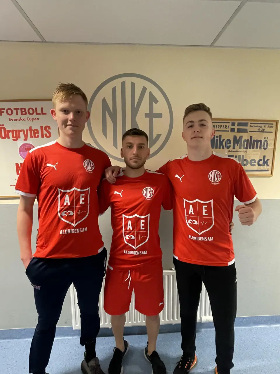 Målskyttarna fr vä.: Isak Magnusson , Antonio Pavlovich & Tarik Fetahovic