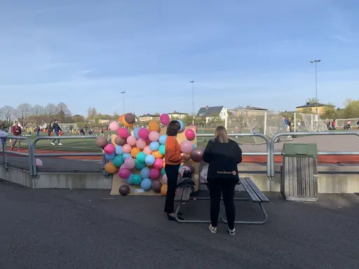 Lite bilder från årets knattesläpp och även Swedbank är traditionsenligt på plats  