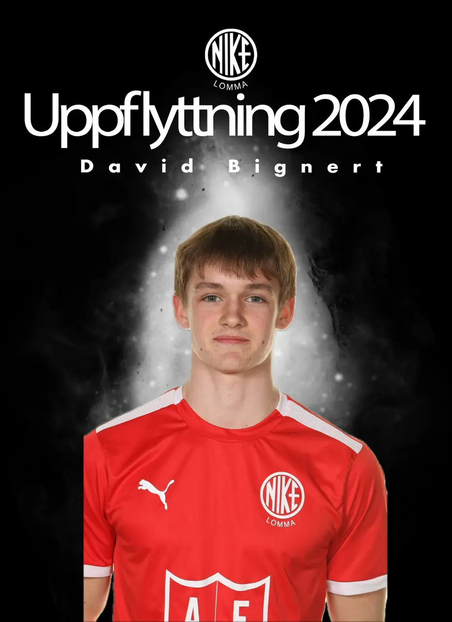 Grattis David Bignert till uppflyttning till Herr A