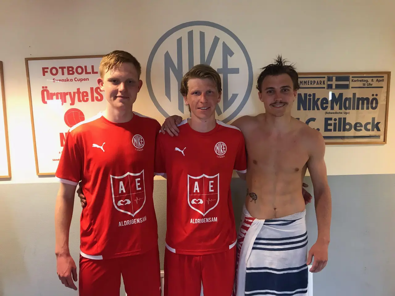 Målskyttarna Isak M, John H & Linus L