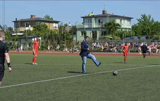 Bilder från TV-lagsmatchen