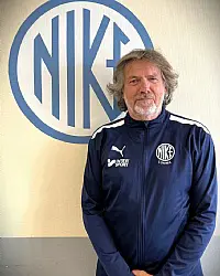 Huvutränare Sven Sjunnesson och Målvakt Sebastian Hinderoth