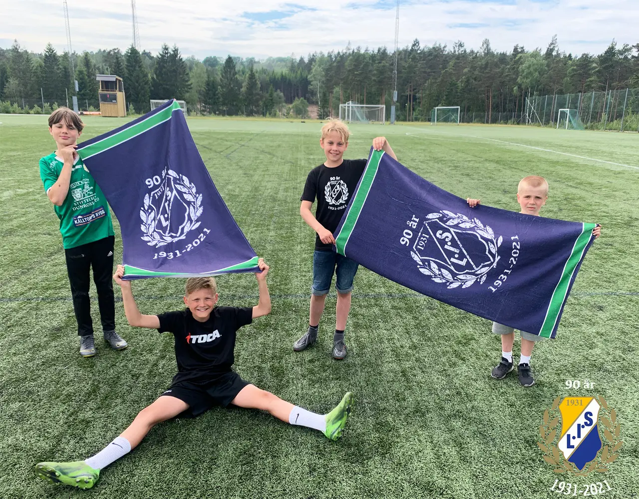 Svante, Nils, Isak och Albin från P10