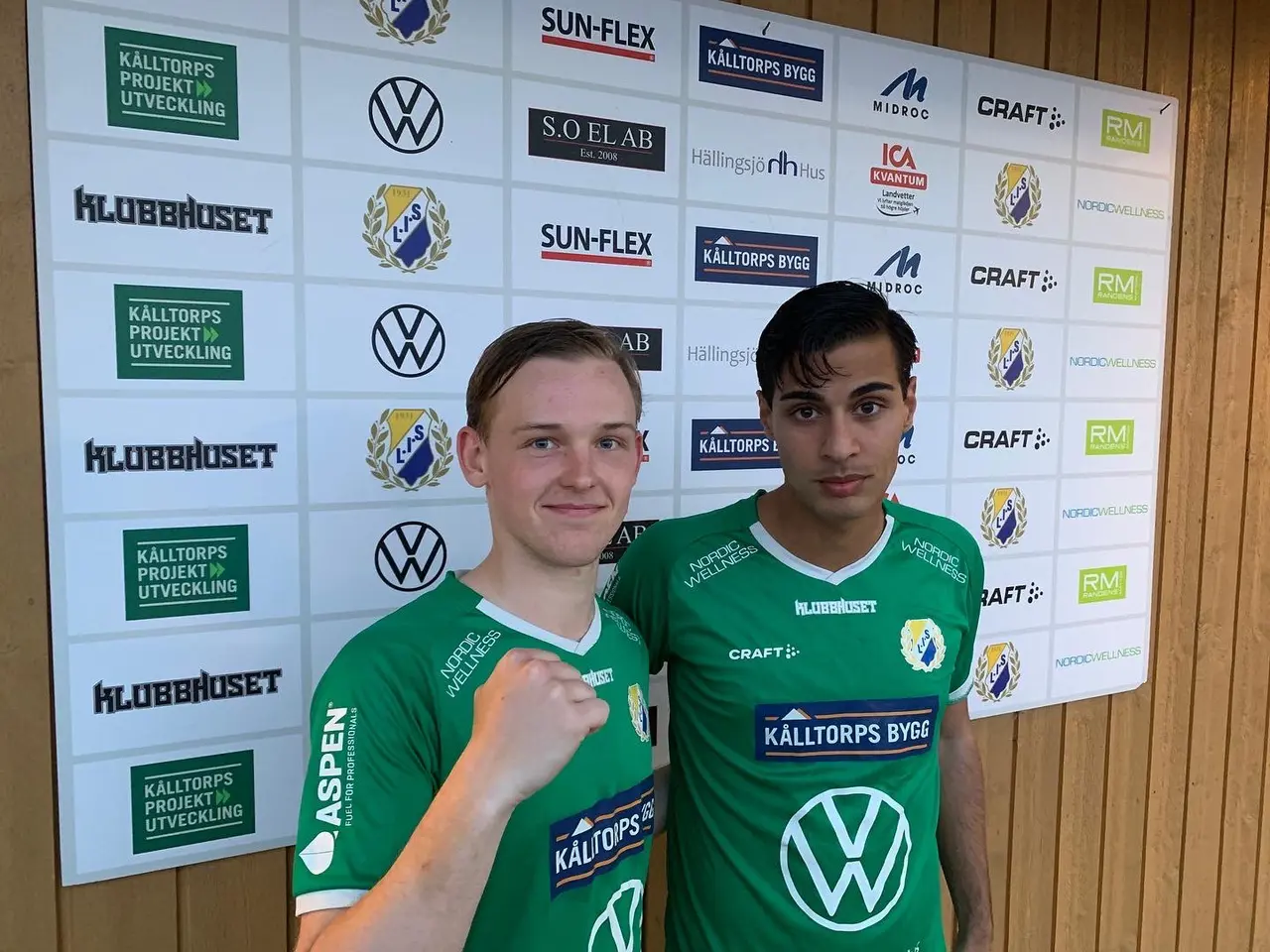 Matchens målskyttar: Albin & Ahmed