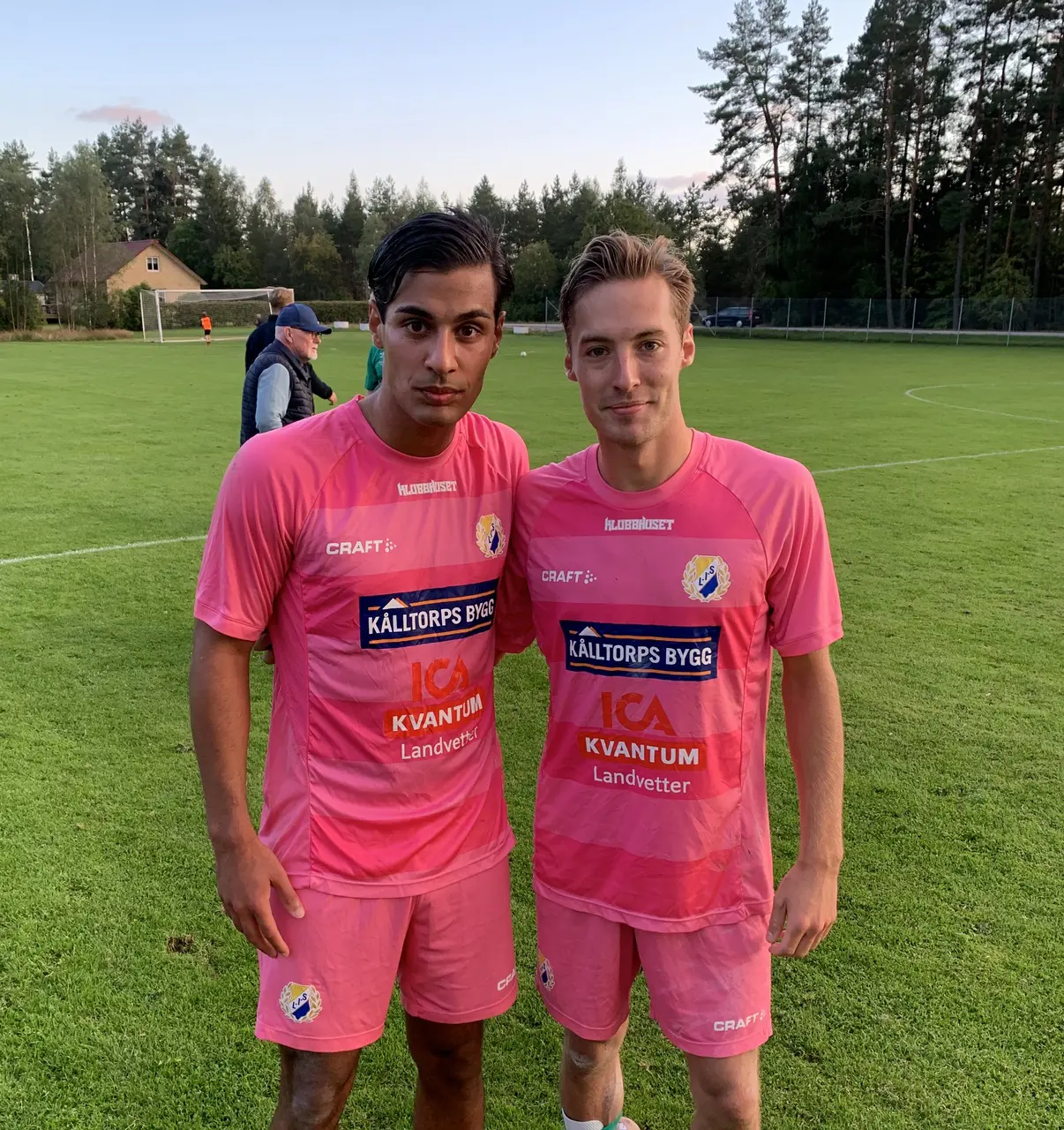 Två av målskyttarna på bild, Ahmed & Noah
