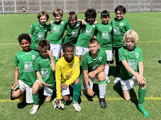Svettiga gänget efter tuffa matchen